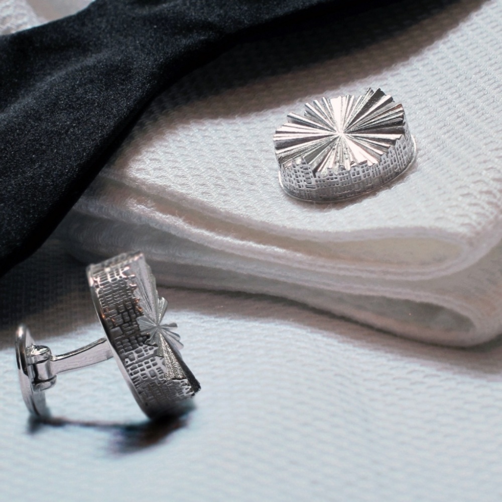 Silver 925 Amsterdam Cufflinks
